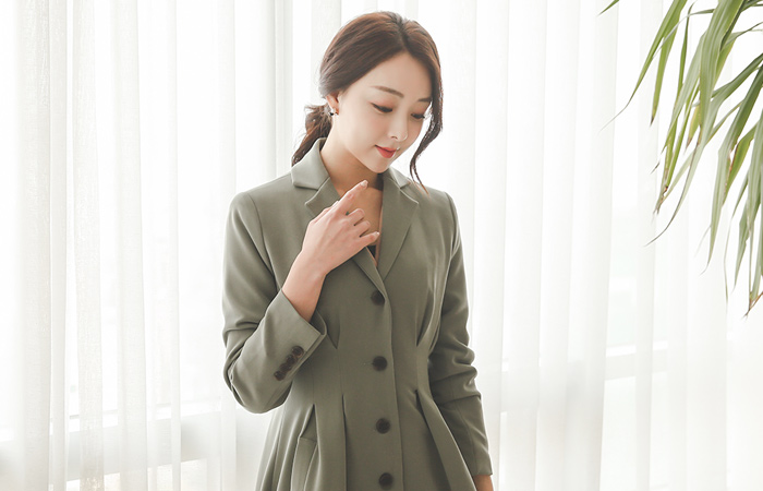 パリスマキシフレア・ロングジャケット