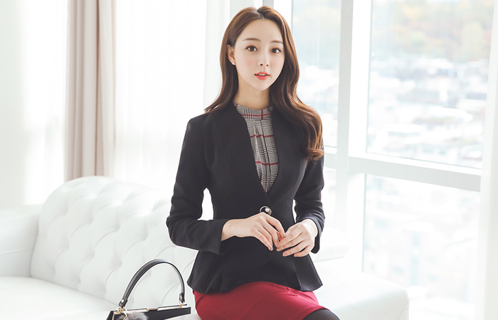 シルバーメタリックラッフルカラー無しジャケット