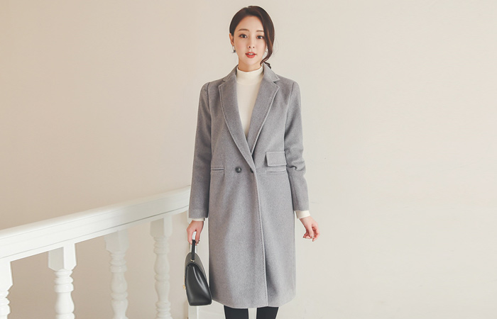 ダブルポケット ステッチ テーラード 코트Ⅱ