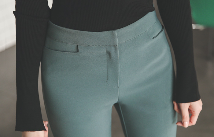 ルーシー シームポケット 弾力 ブーツカット スレックス