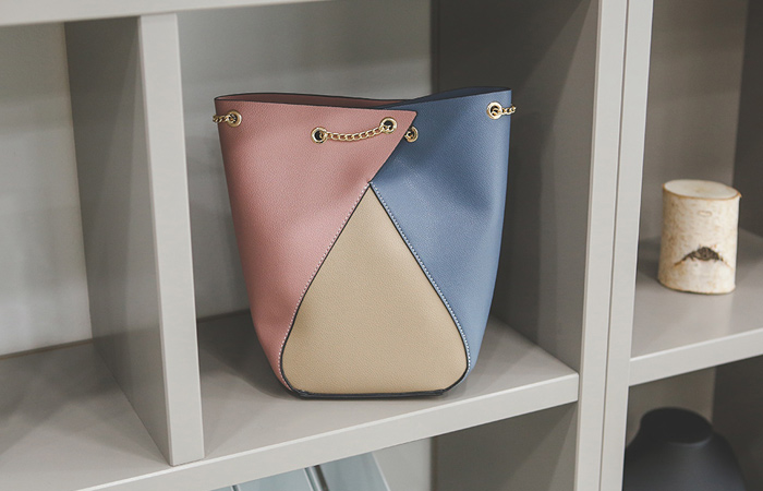 [モデル着用38次]春季 アナザー カラー チェーンかばん