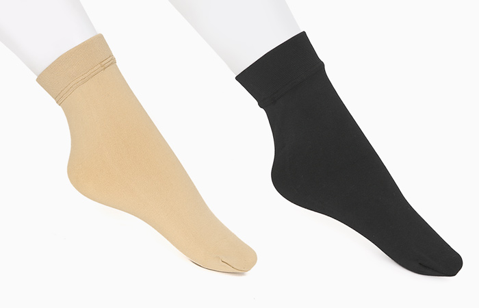 起毛テンションアンクルソックス