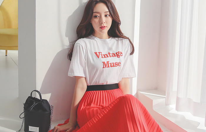 ビンテージ レタリング コットン 半そで ティーシャツ