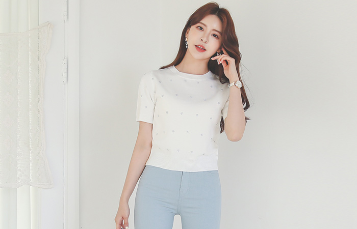 ミニ キュービック ポイント クーリング ラウンド ニット