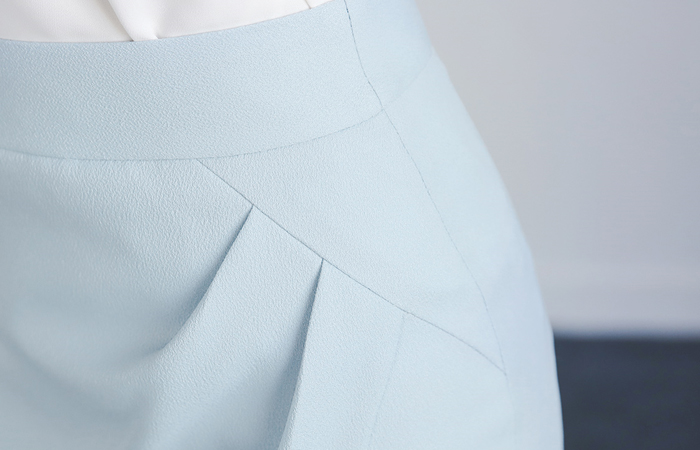 ミューズ ドレープ シャーリング ラップスカートラップスカート