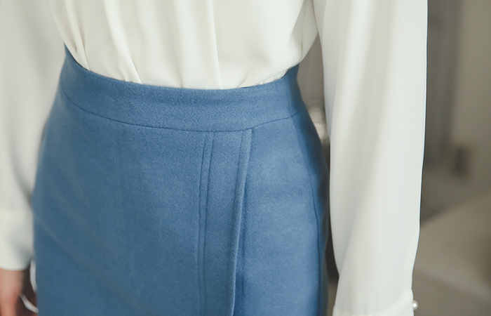 ソフトカットウールウールスカート