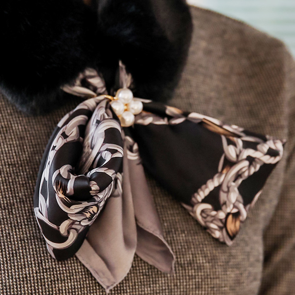 スカーフエコファーマフラー（スカーフリングset）