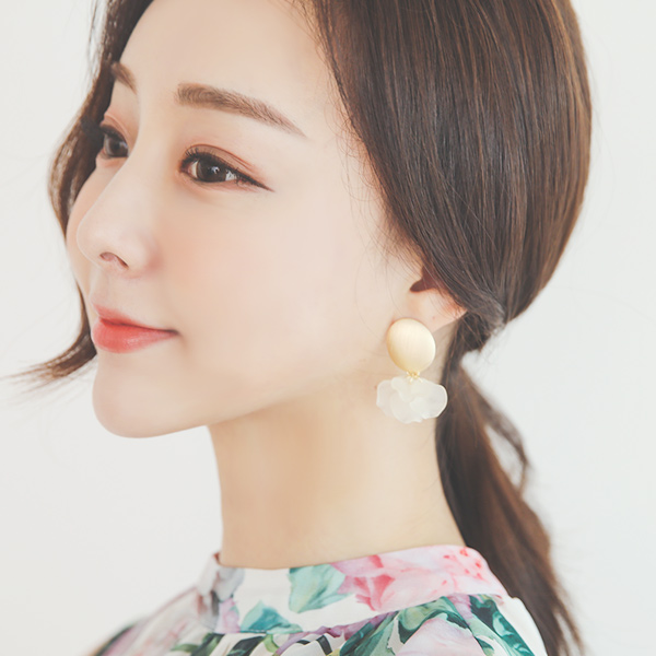 レモン ペタル イヤリング