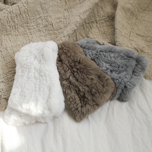 リアル レックスファー ミニ マフラー