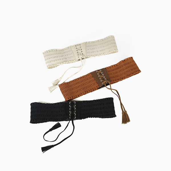 コルセットアイレットバンディングベルト