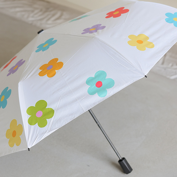 花柄 ポイント 자외선 차단 三段 우산