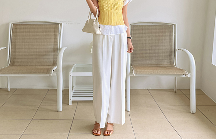 날씬핏 フォーマル ワイド モダン スタイル スレックス