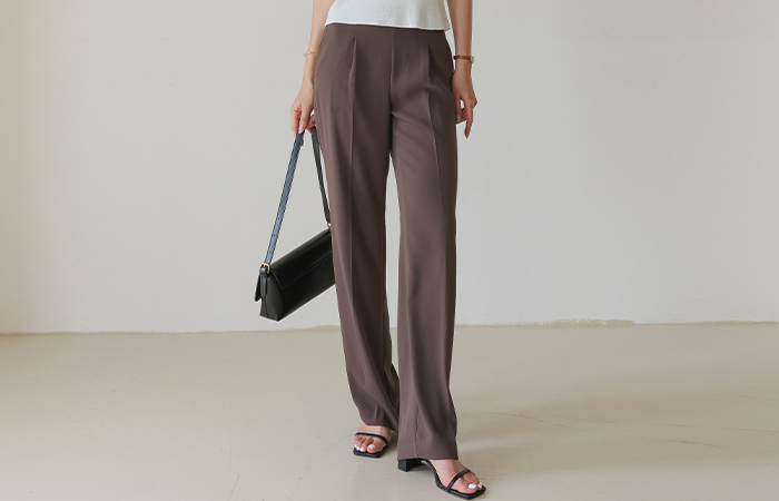 ソフト シンプル フォーマル ワイド ロング スレックス