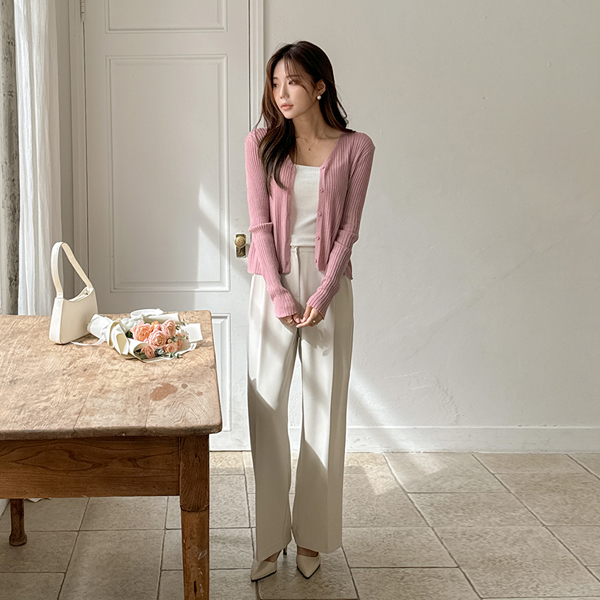 차르르 ダブル ピンタック ワイドフィット スレックス