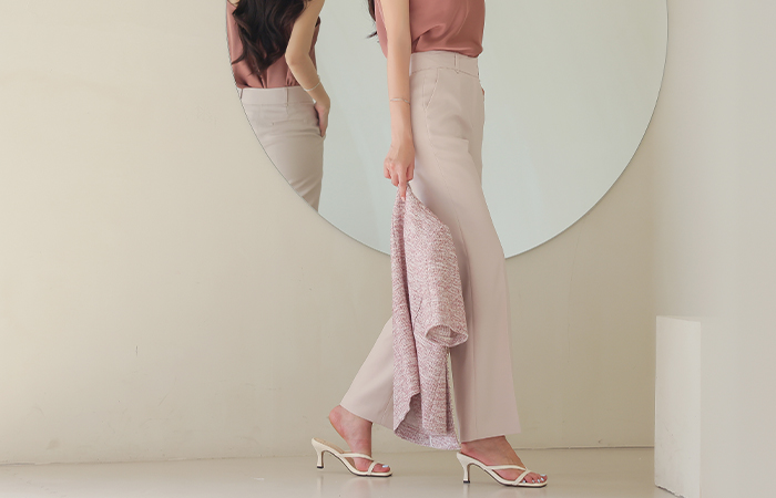 オブジェ ワイド ブーツカット スレックス