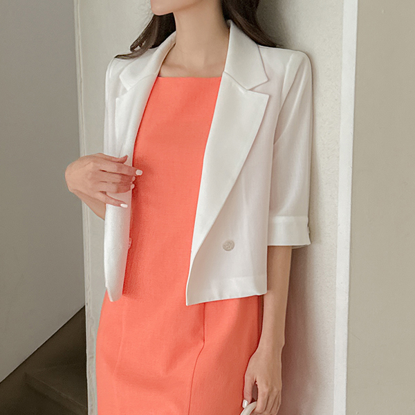 에르제 後面バンド ショートジャケット