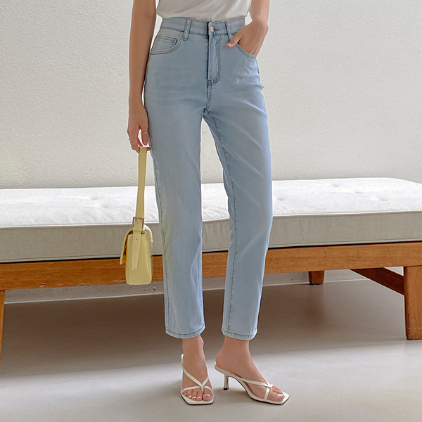 レングス 修理 NO! クール ストレート 弾力 デニム パンツ