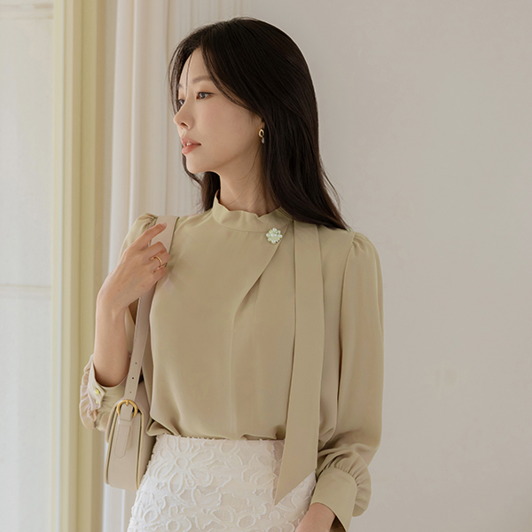 レイ スカーフ ブラウス