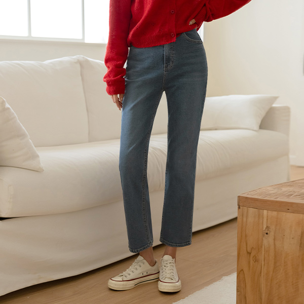 데이비 ストレート デニム パンツ