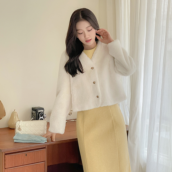 토리 ファー ムスタング ジャケット