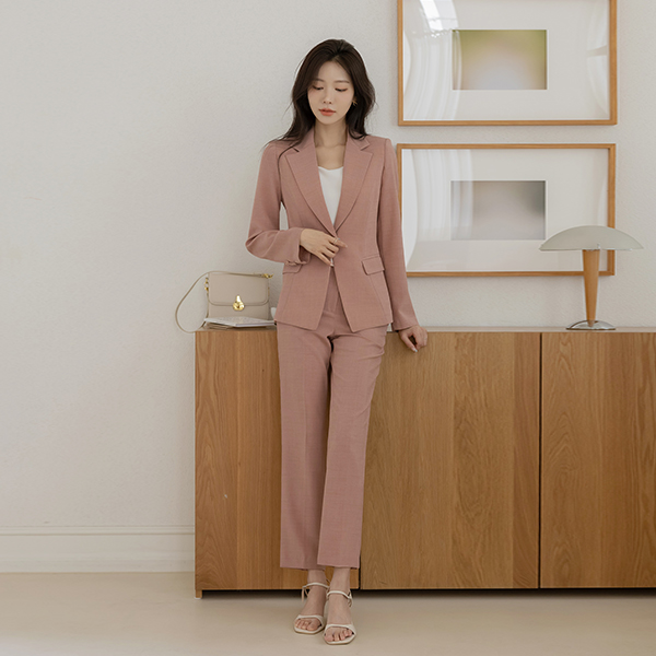 브릿 透明 ストレート Set-up パンツ