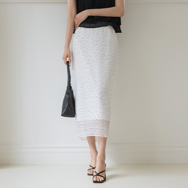 トット 後面バンド Hライン スカート