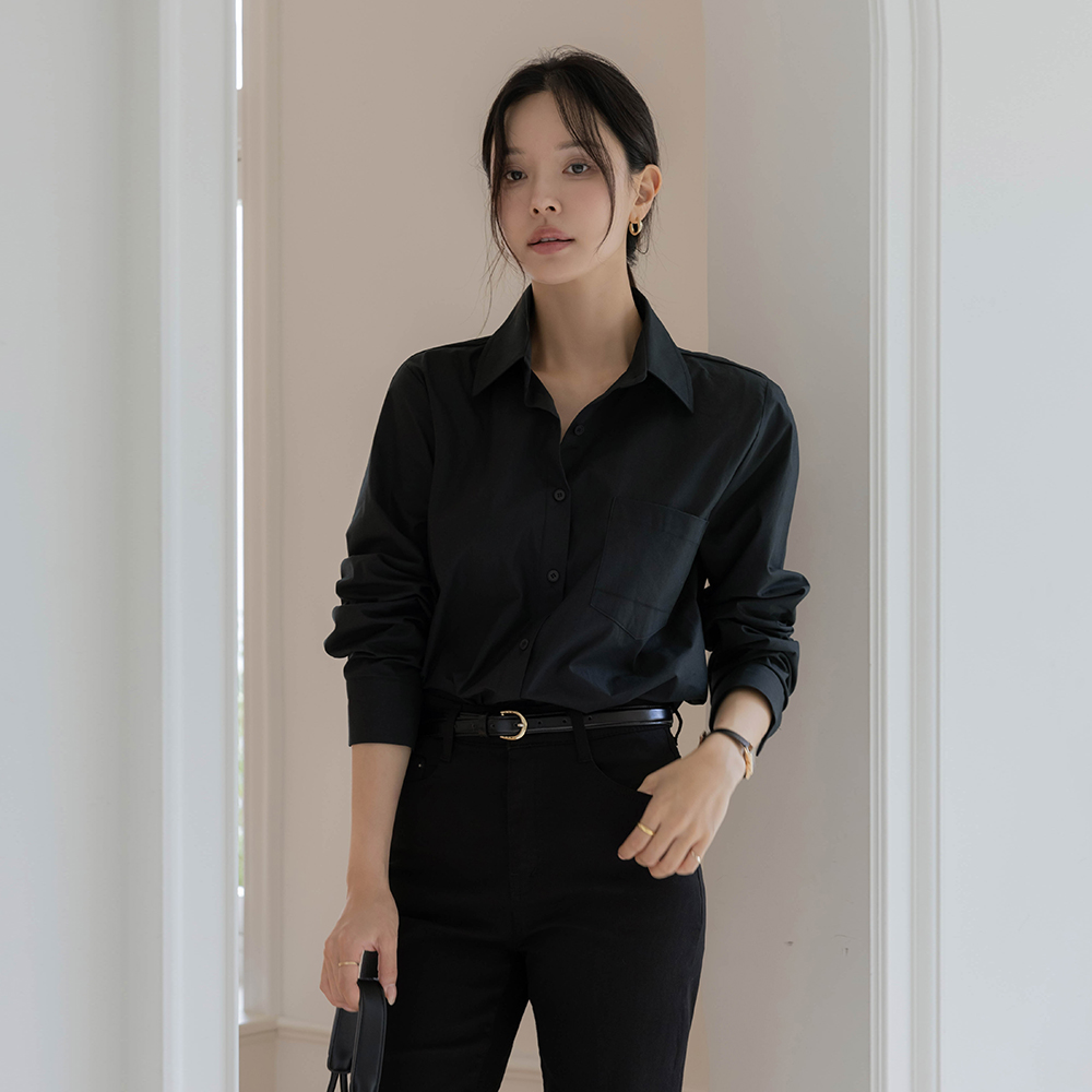 ベーシック カラーネック Standard シャツ