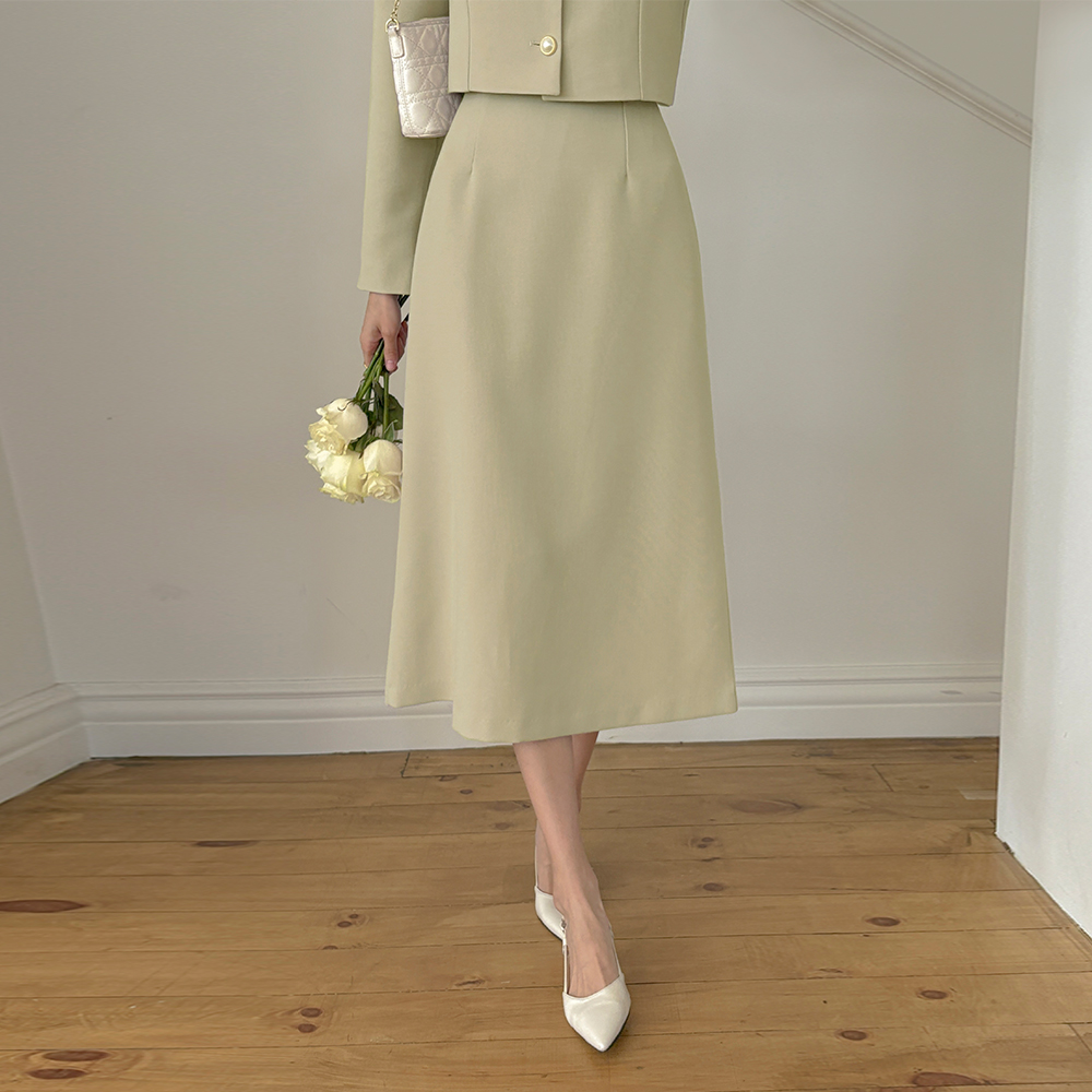 ォーマル Aライン Set-up スカート