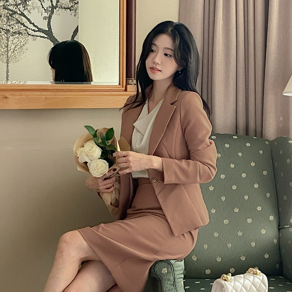 ローラ フェミニン ペプラム Set-up ジャケット