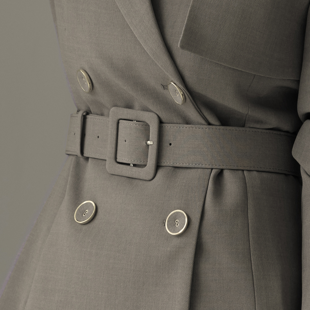 Jane モダン 翼 Set-up ジャケット_ベルト