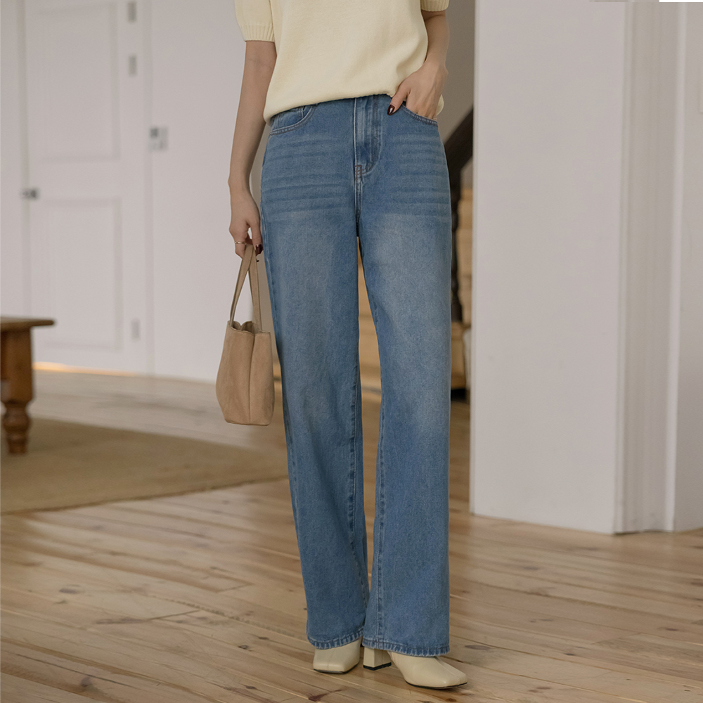 レングス 修理 NO! ワイドフィット デニム パンツ (ショット/ミドル/ロングver)