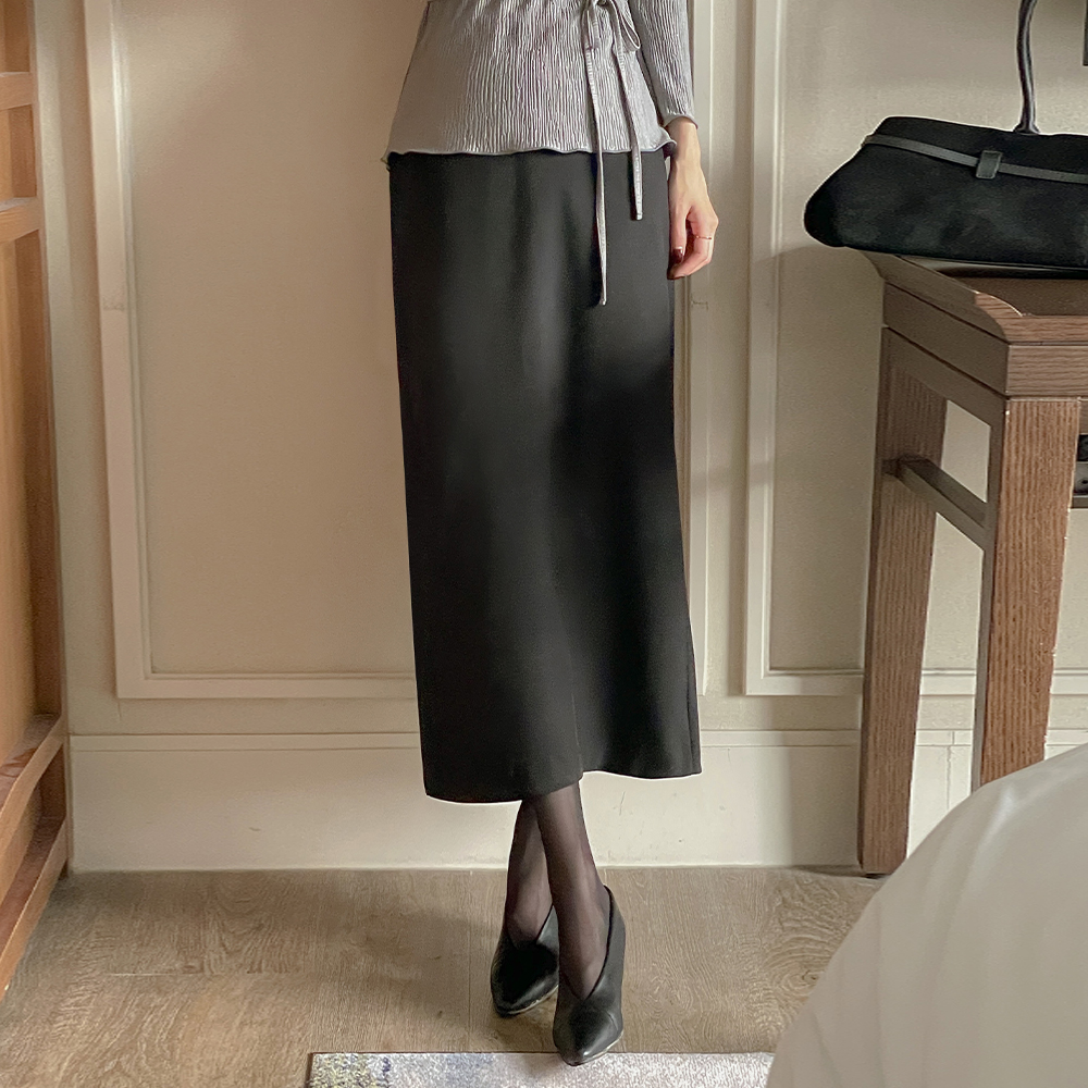 秋 デーリー Hライン ロング スカート