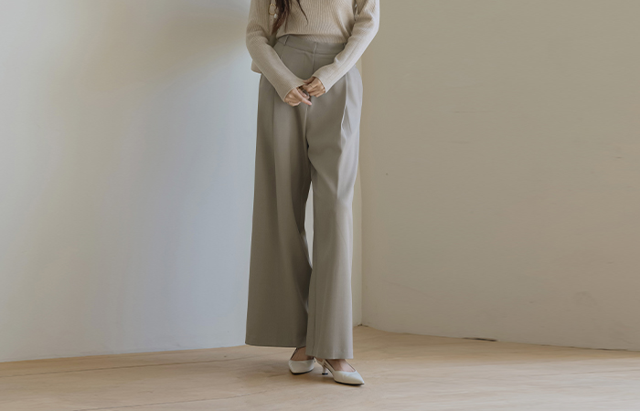 ピンタック ワイドフィット スレックス