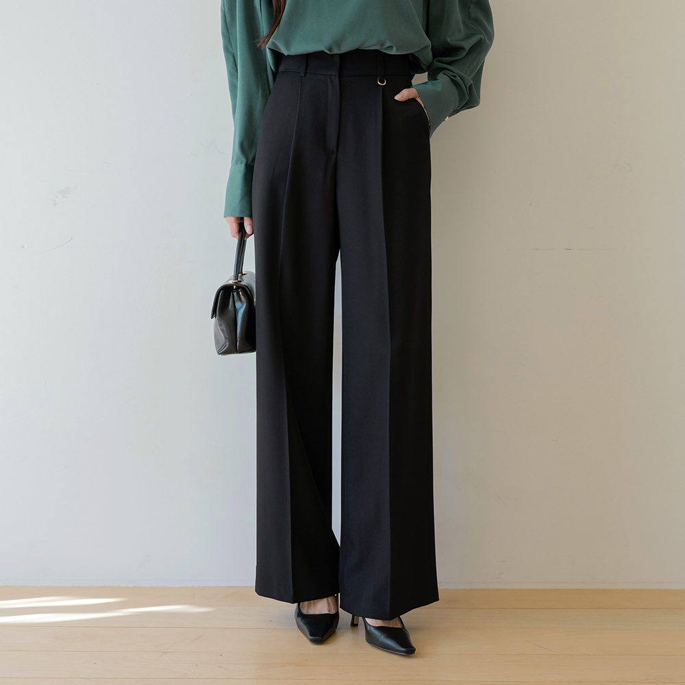 Dリング ポイント ピンタック ストレート スレックス