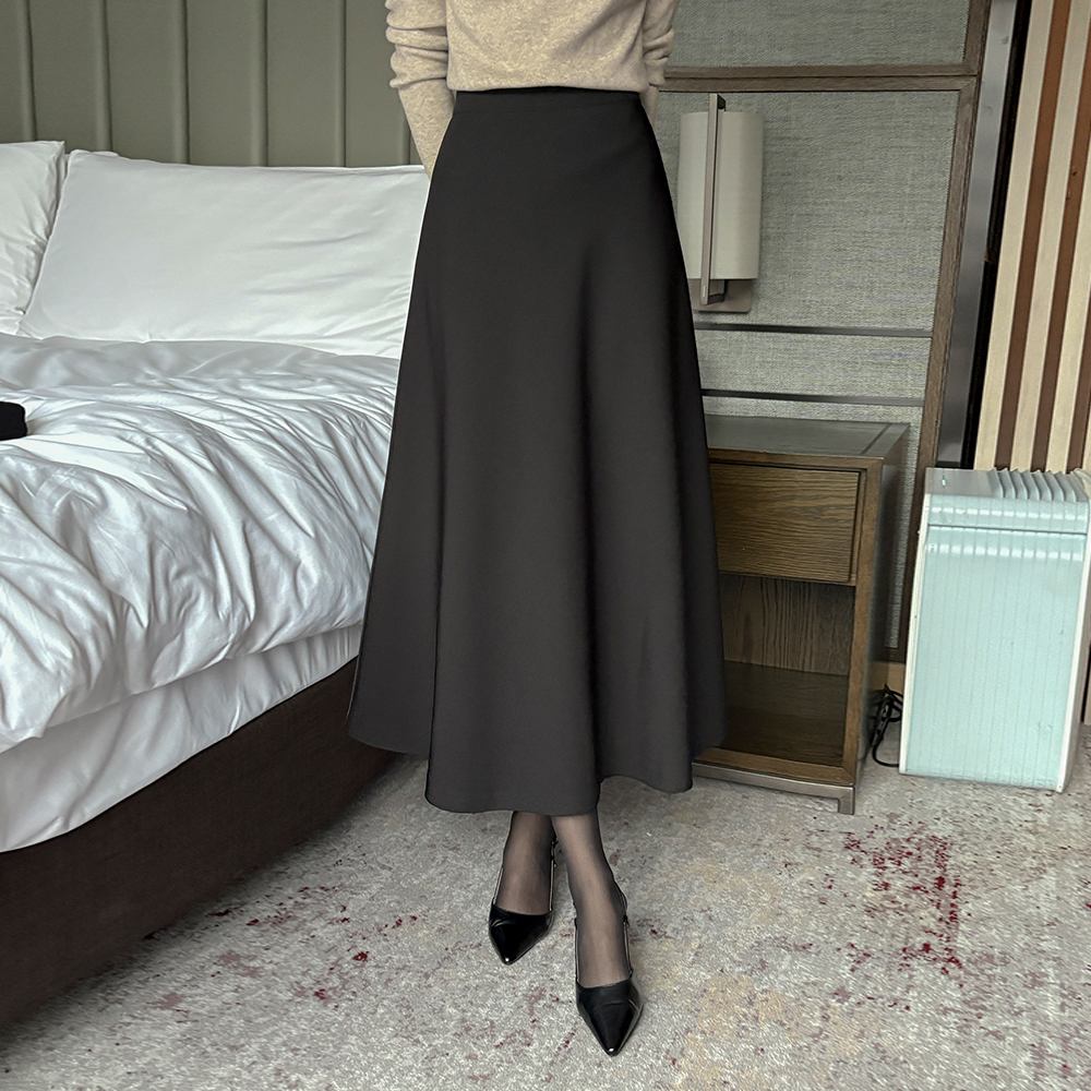 フレア ライン ロング スカート