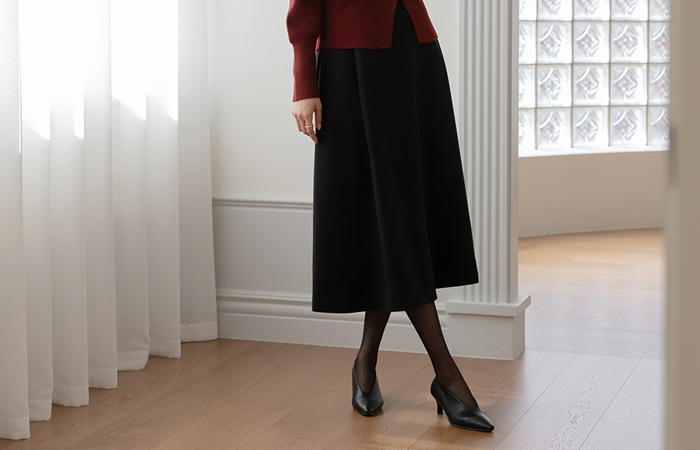 フレア Aライン 스카트