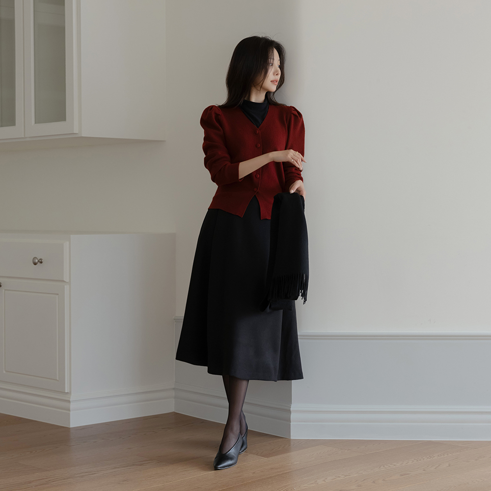 フレア Aライン 스카트