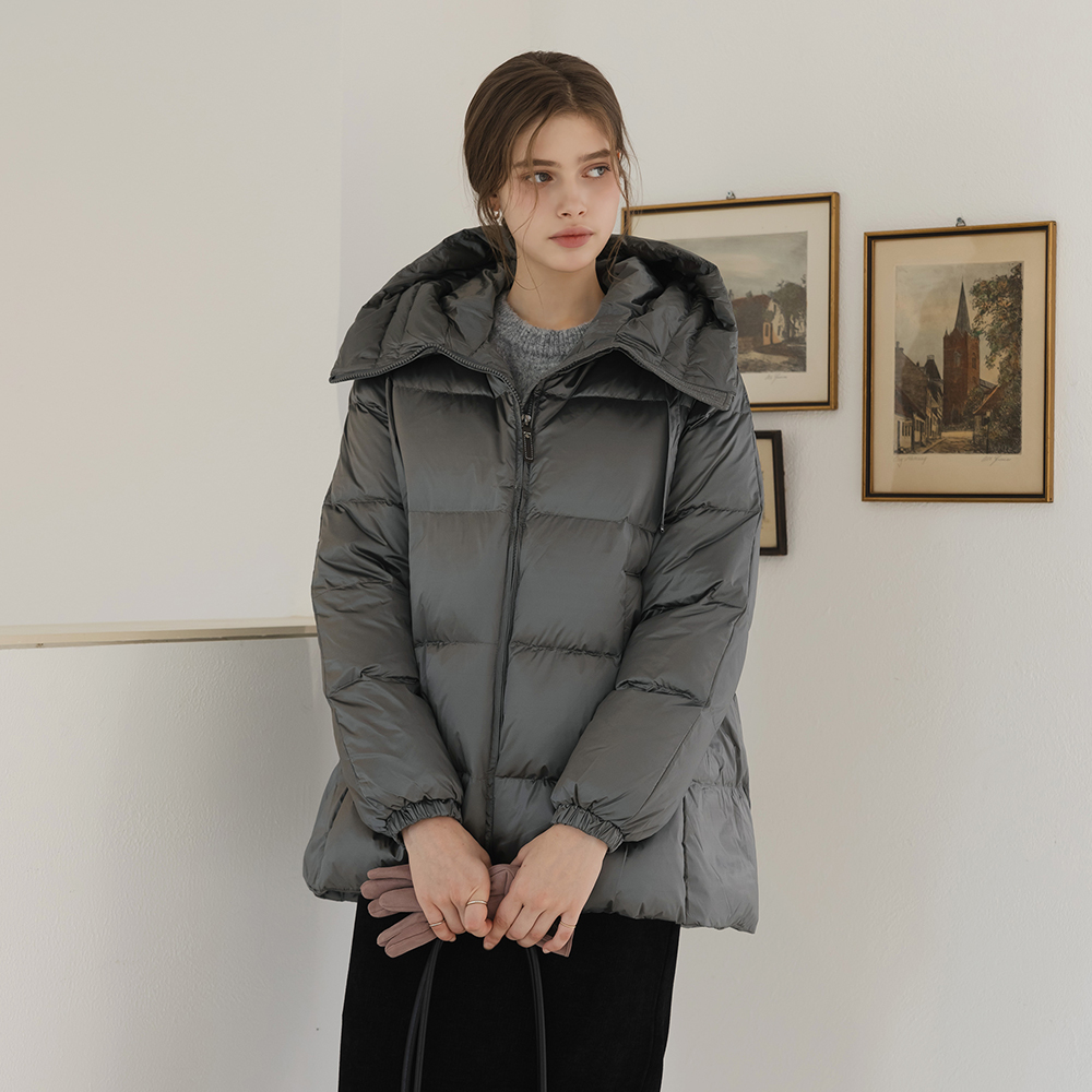 グロッシー ダックダウン ツーウエー ハーフ バディング