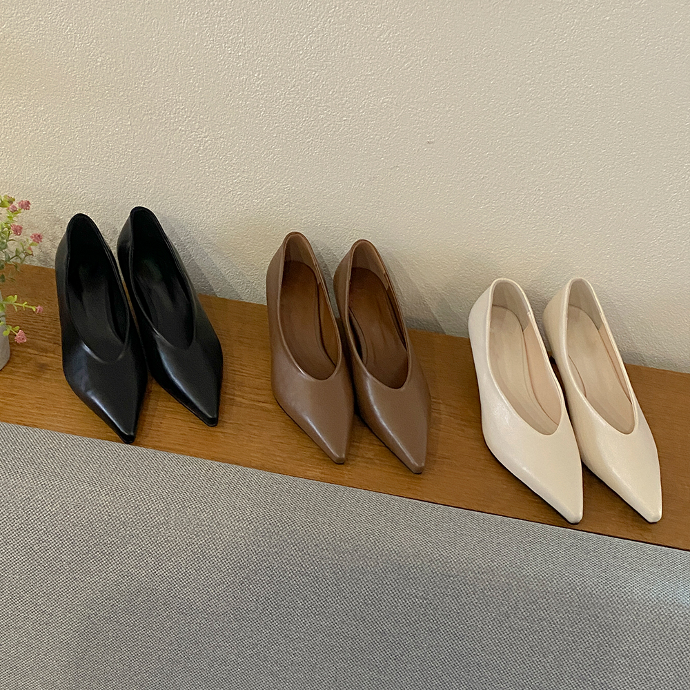 スリムフィット スティレット ミドル ヒール