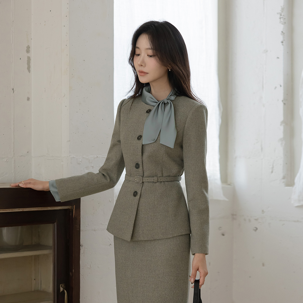 モダン スリム ライン Set-up ジャケット