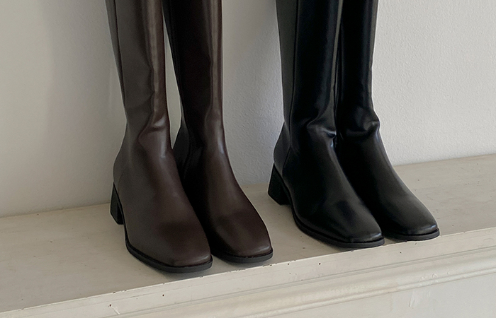 ウインター デーリー 起毛 裏地 ロングブーツ