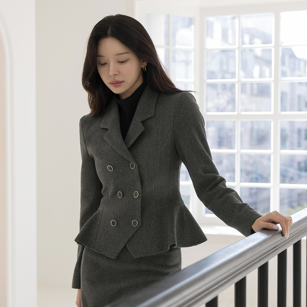 クラシック ペプラム Set-up ジャケット