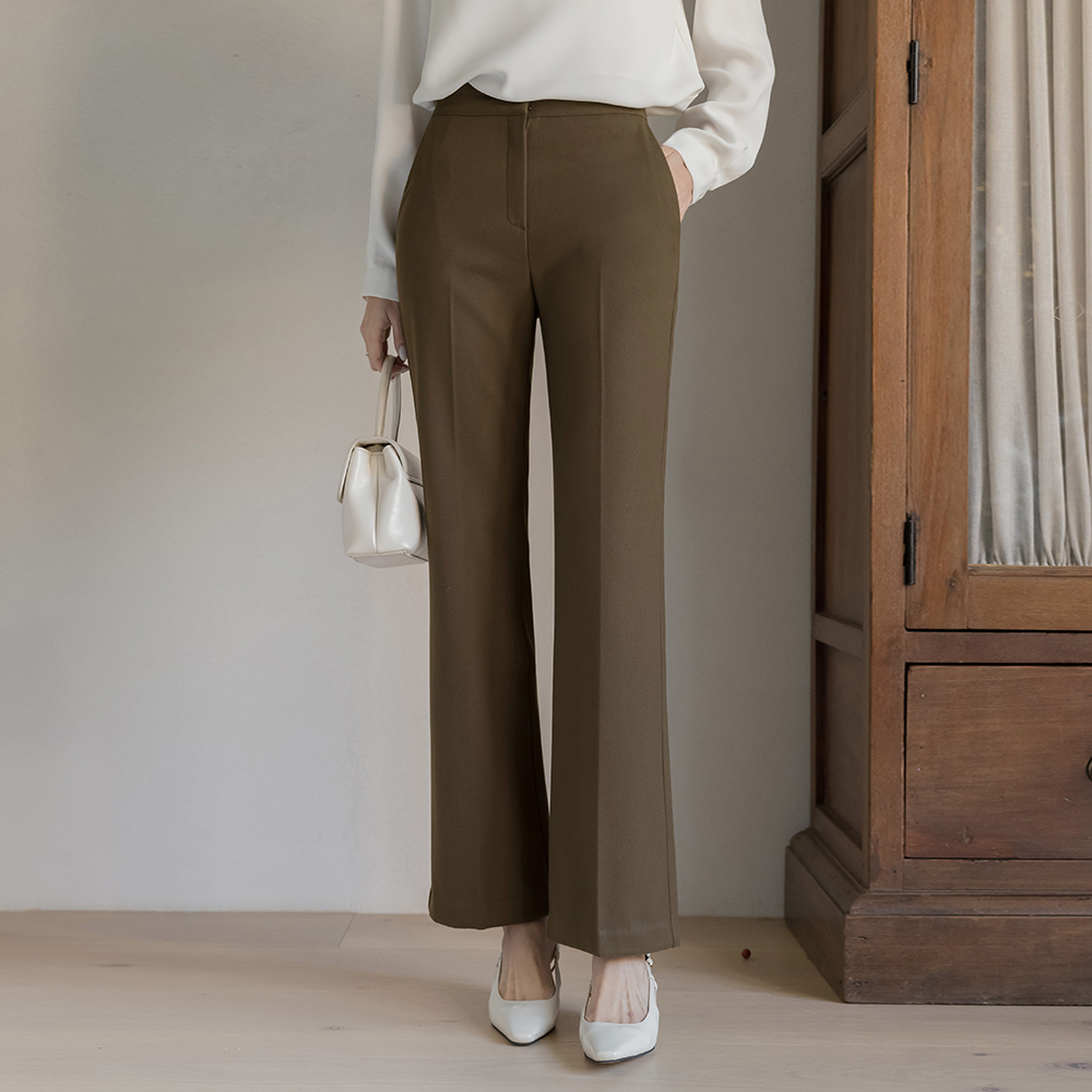 로운 起毛 ブーツカット スレックス