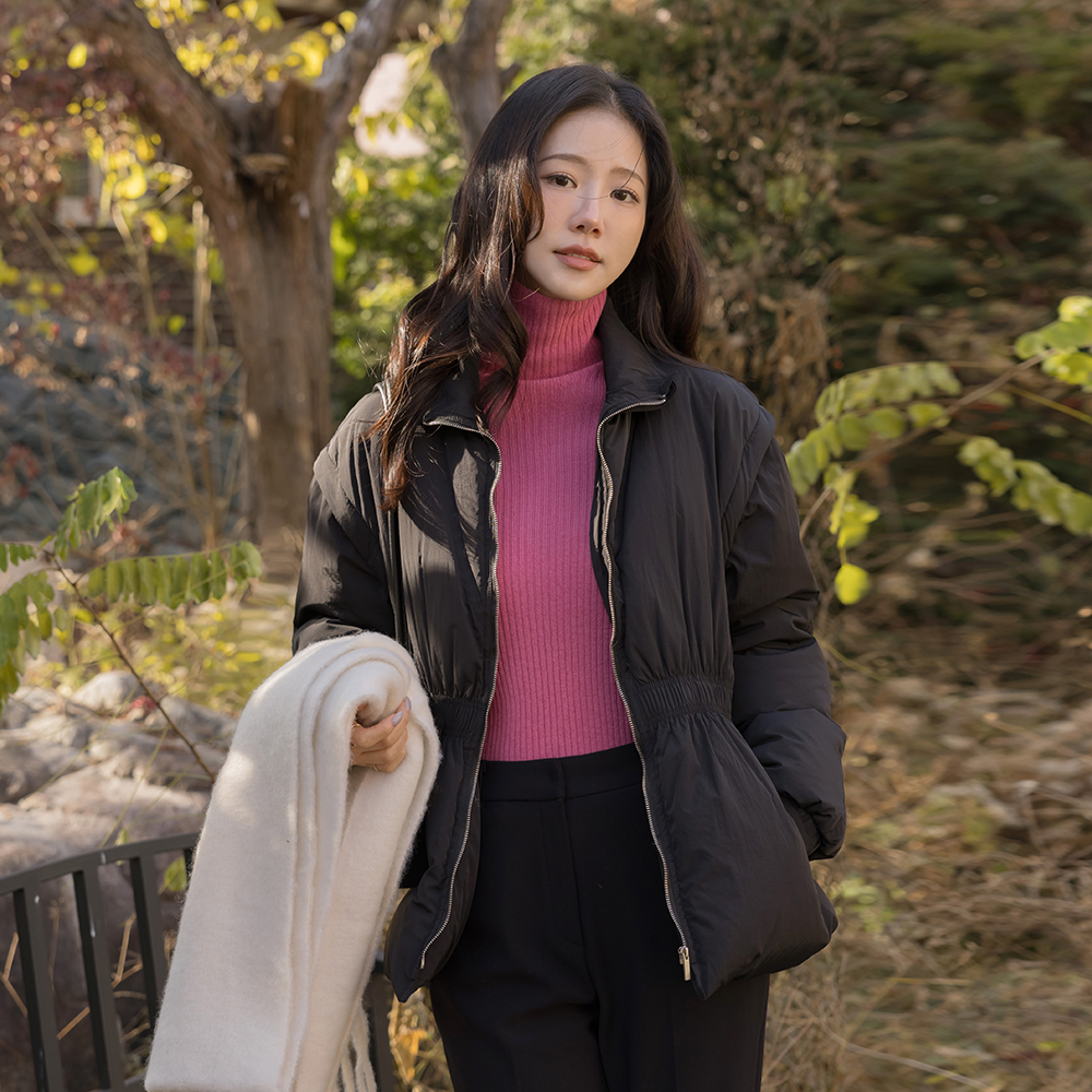 ダックダウン100% 袖 탈부착 バンディング バディング