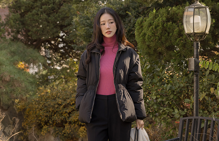 ダックダウン100% 袖 탈부착 バンディング バディング