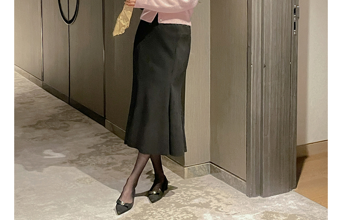 きらっと スエード Mermaid Fit スカート