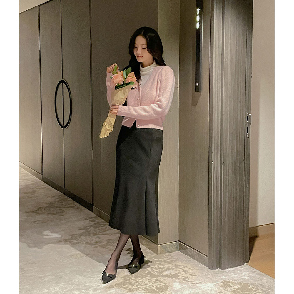 きらっと スエード Mermaid Fit スカート