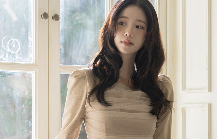 シフォン 配色 ボレロ スタイル Aライン ワンピース