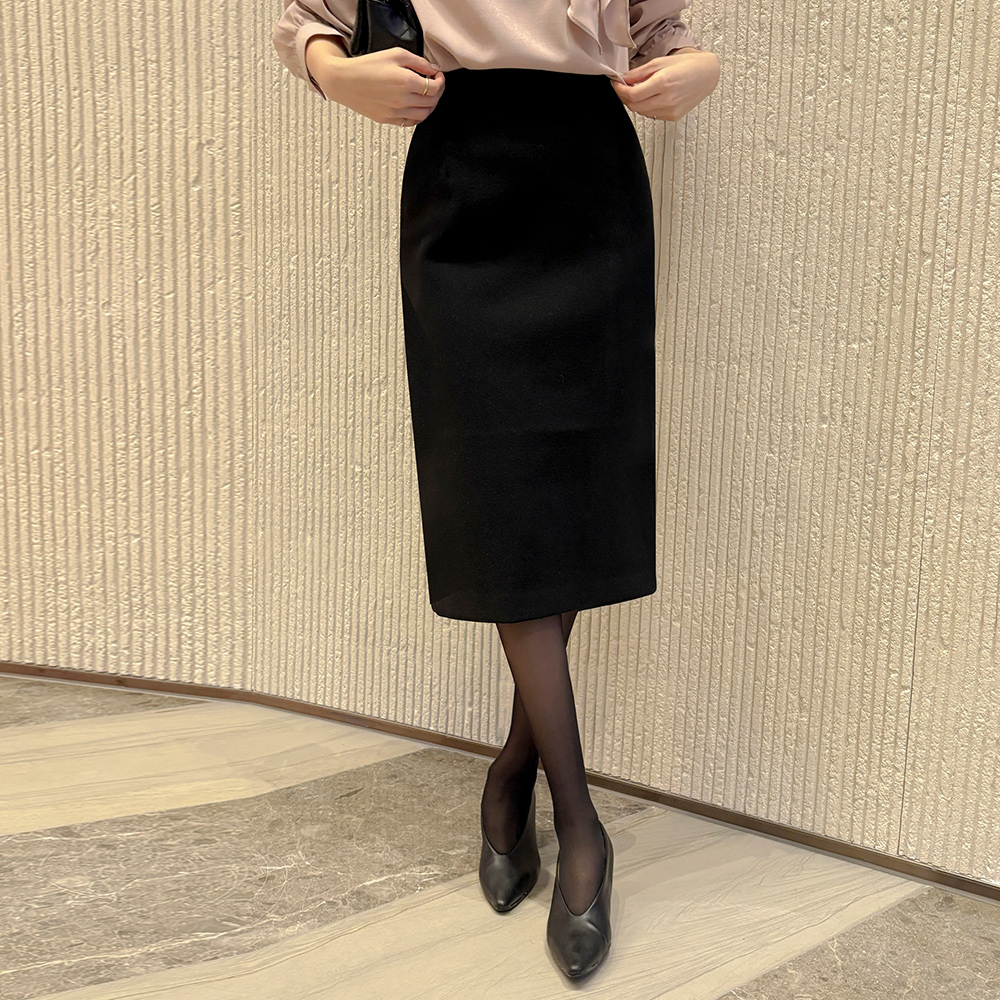 毛織 Hライン Set-up スカート