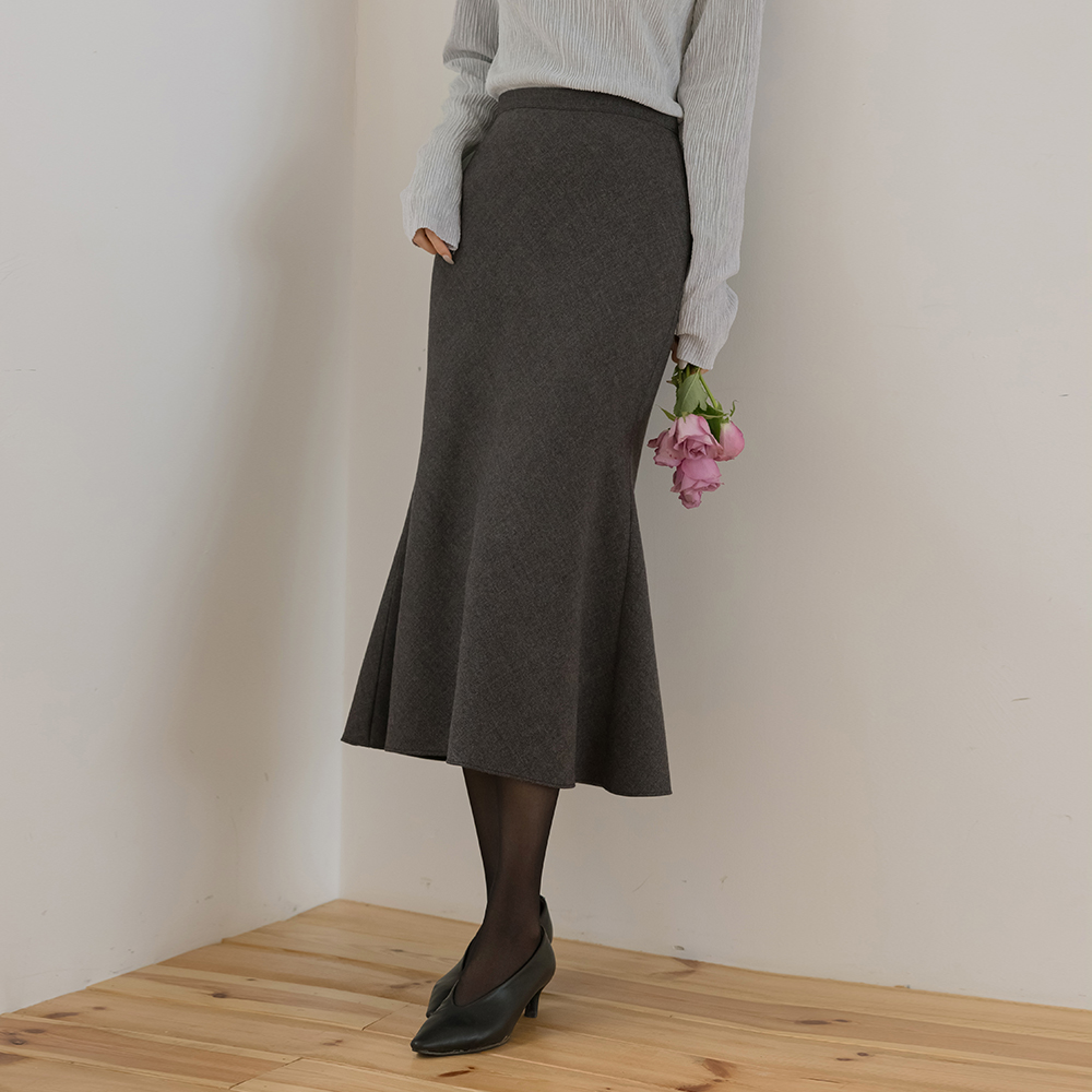 レイ 毛織 マーメイド スカート